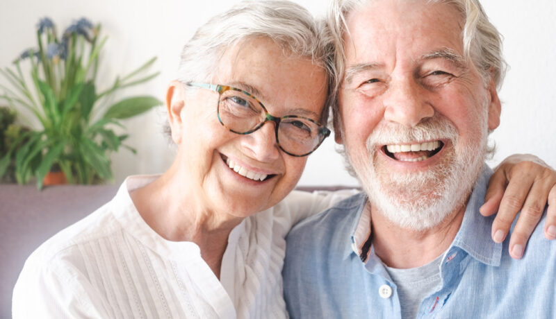 Happy Senior Couple Knowing the Importance of Physical Health in an Assisted Living Facility.